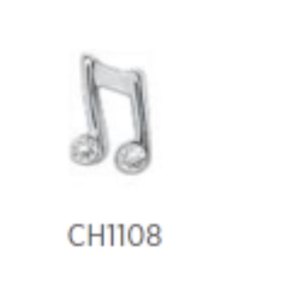 Origami Owl set of 2 charms Music Notes and Pink Baby Carriage - Picture 3 of 4